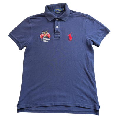 Ralph Lauren Navy Vintage Polo - S