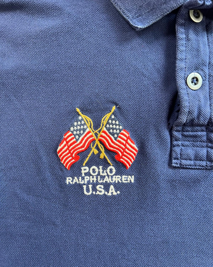 Ralph Lauren Navy Vintage Polo - S