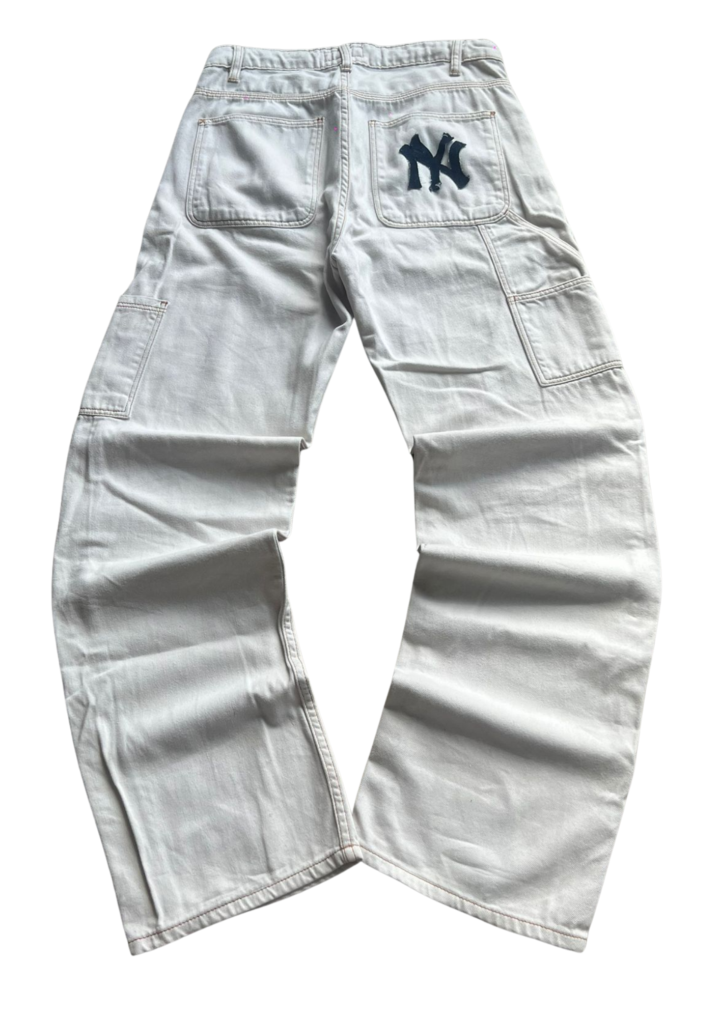Teddy Smith NY Yankees Custom Jeans - S
