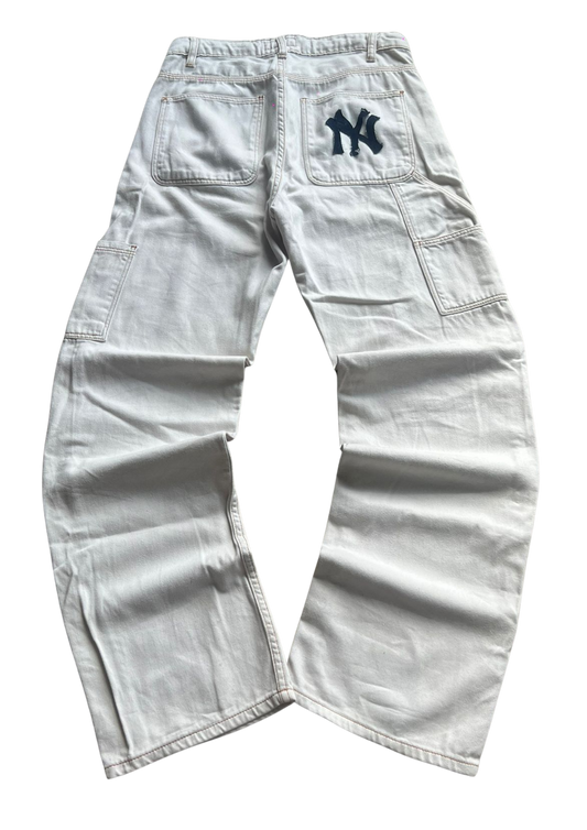 Teddy Smith NY Yankees Custom Jeans - S